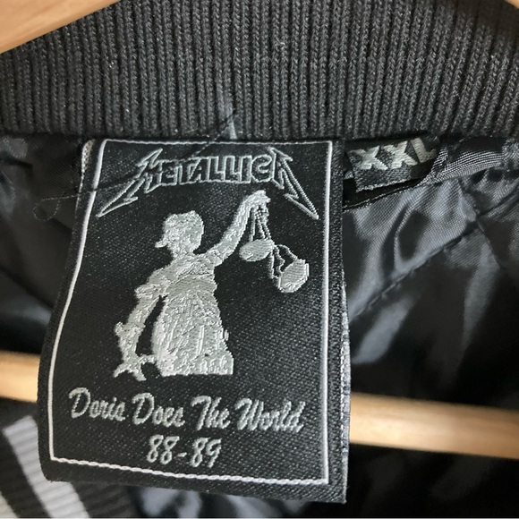 Metallica Embroidered Varsity Jacket, Size XXL - Picture 4 of 7